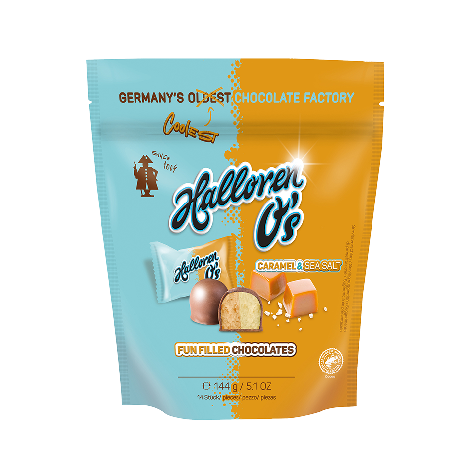 Caramel & Sea Salt Halloren O's 144g Beutel