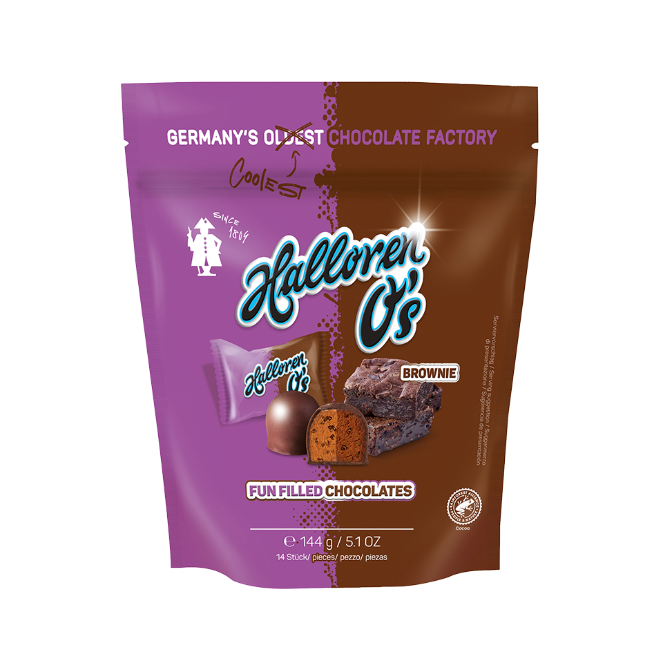 Brownie Halloren O's 144g Beutel