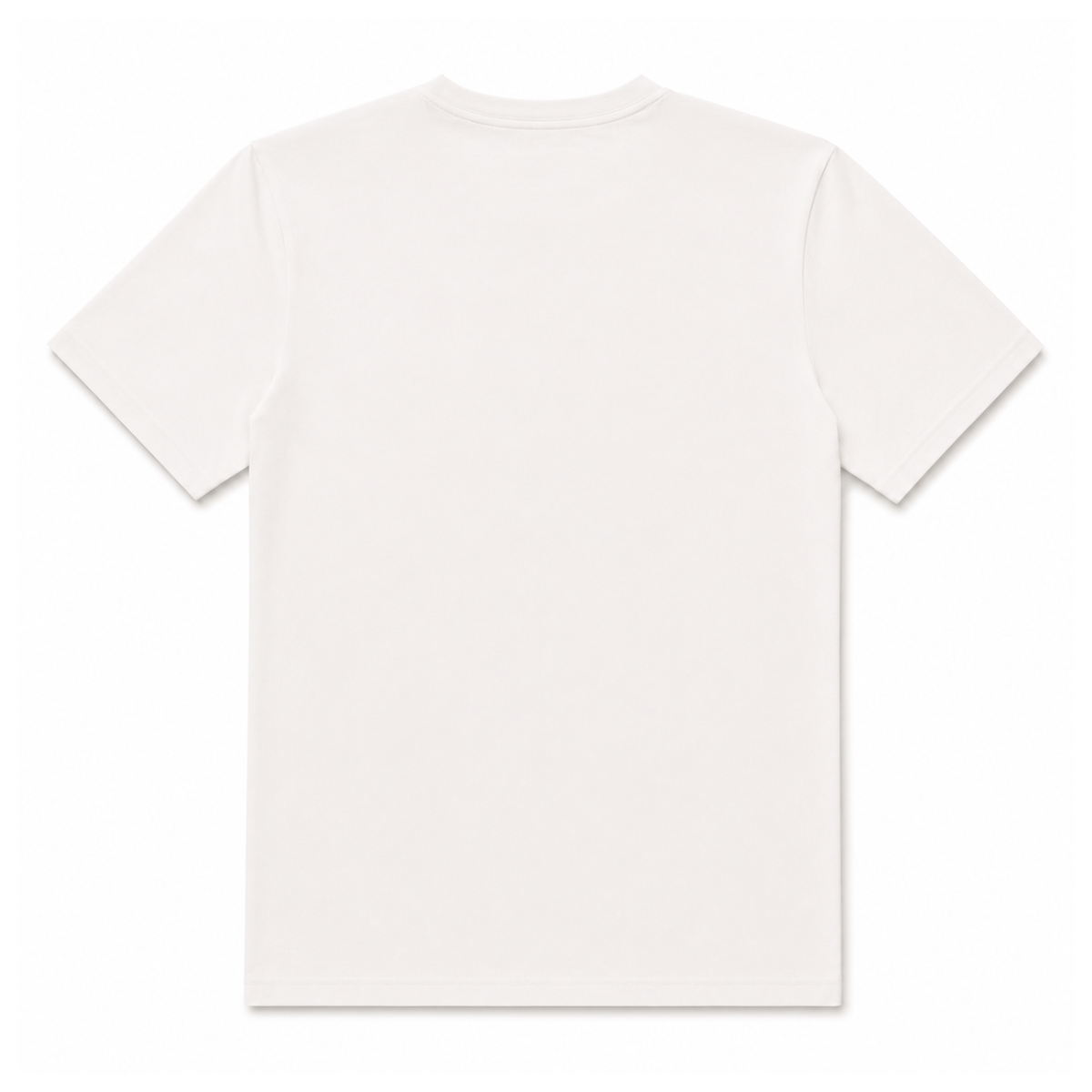 T-Shirt, Weiß, Kurzarm, Rundhals, Uni