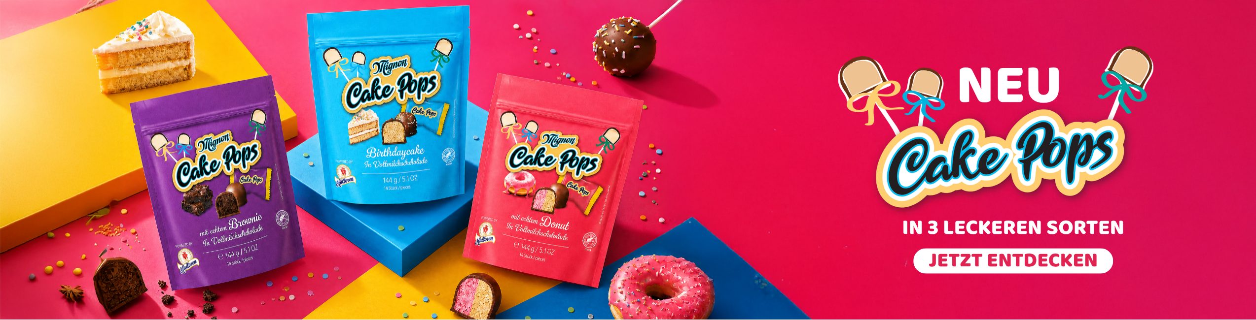 cake pops, Snackbeutel, Donut, Donutlöcher, Geburtstagskuchen